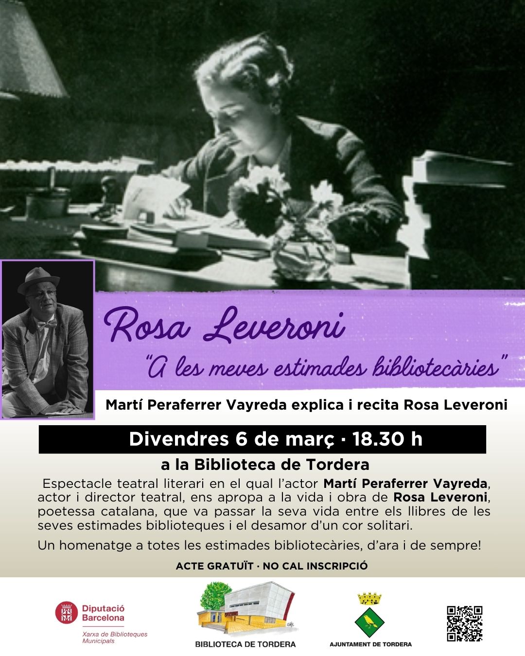 Espectacle literari: Rosa Leveroni - 