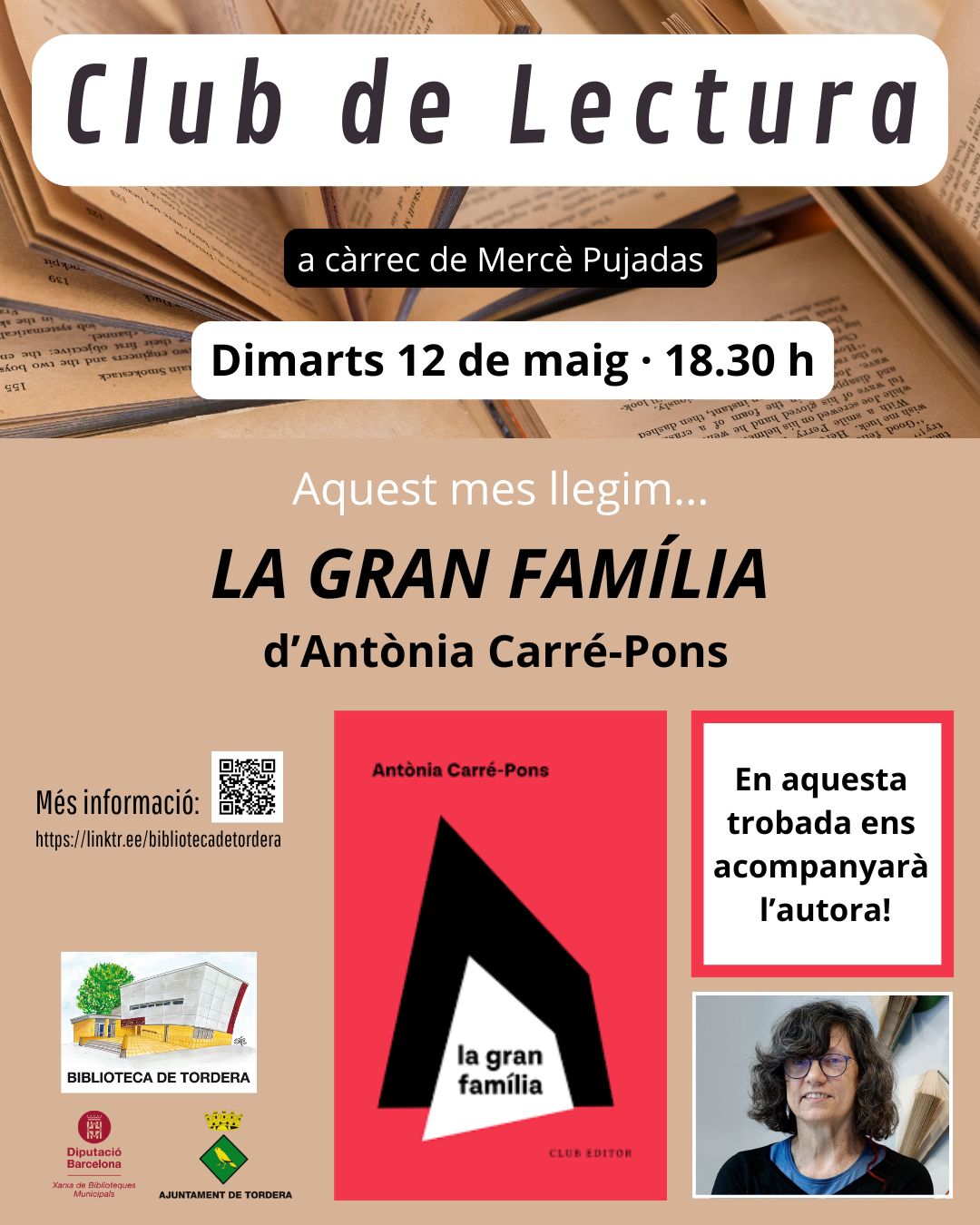 Club de Lectura amb l'autora: 
