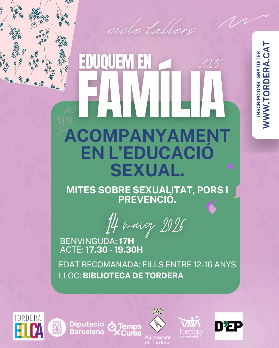 EDUQUEM EN FAMÍLIA Acompanyament en l'educaci&oacute; sexual