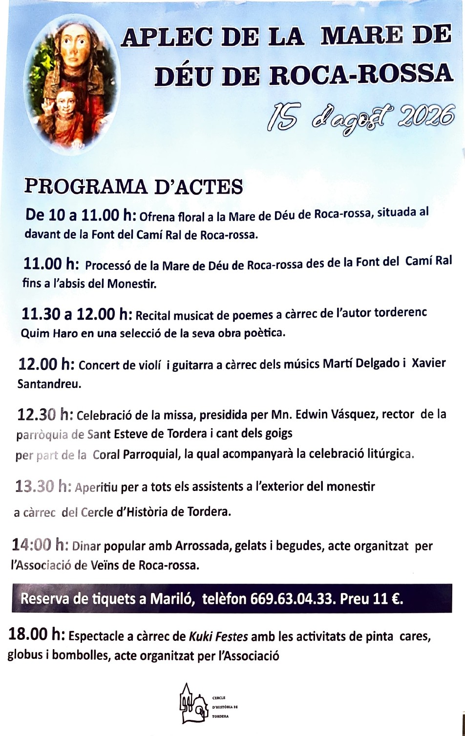 APLEC de la Mare de D&eacute;u de Roca Rossa