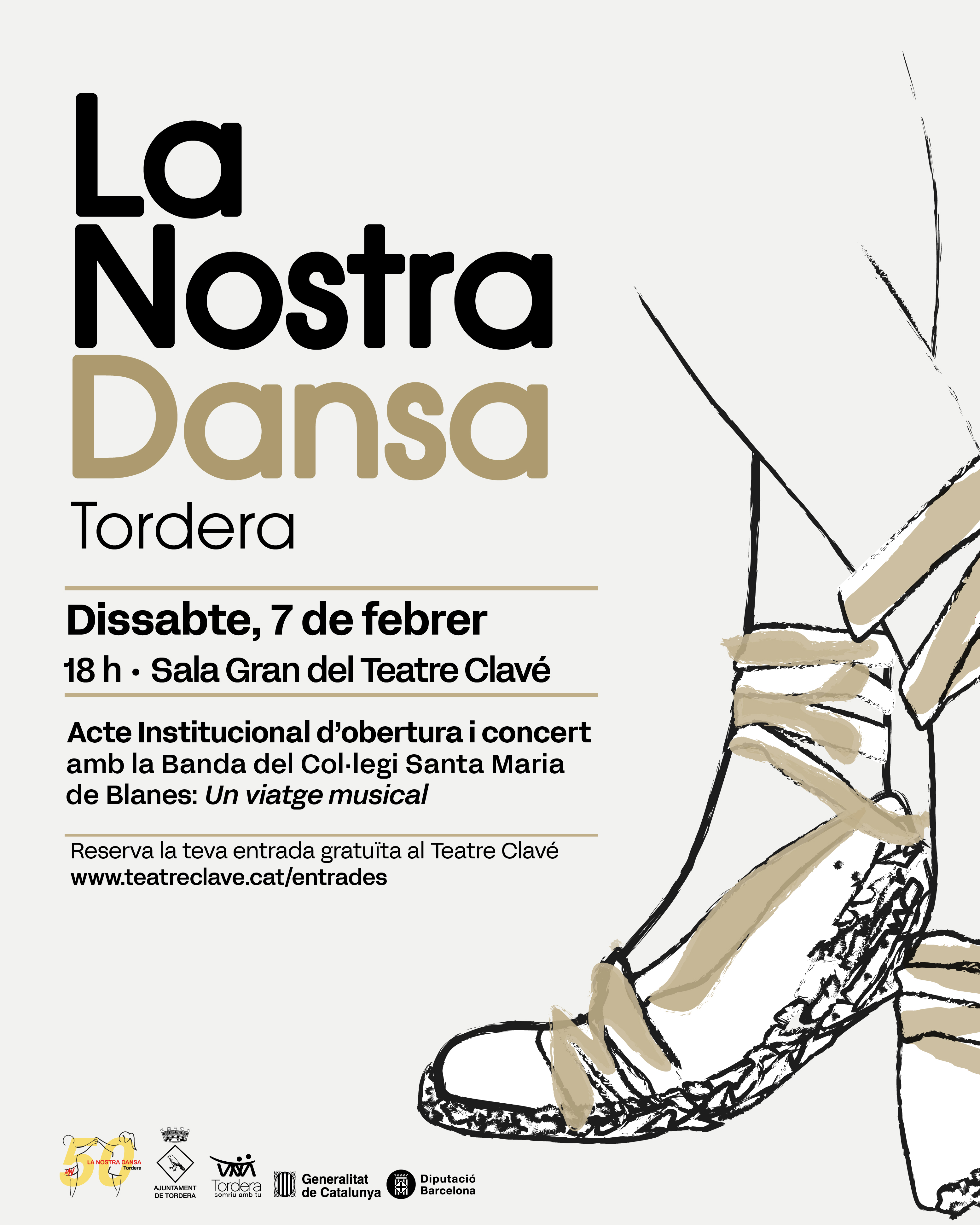 ACTE INSTITUCIONAL i CONCERT 50&egrave; Aniversari la Nostra Dansa