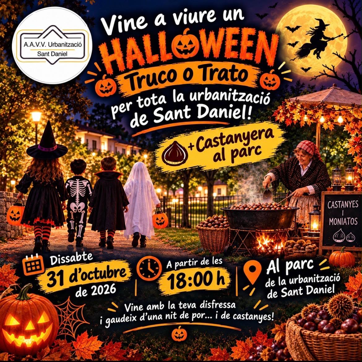 FESTA del Halloween Urbanitzaci&oacute; Sant Daniel