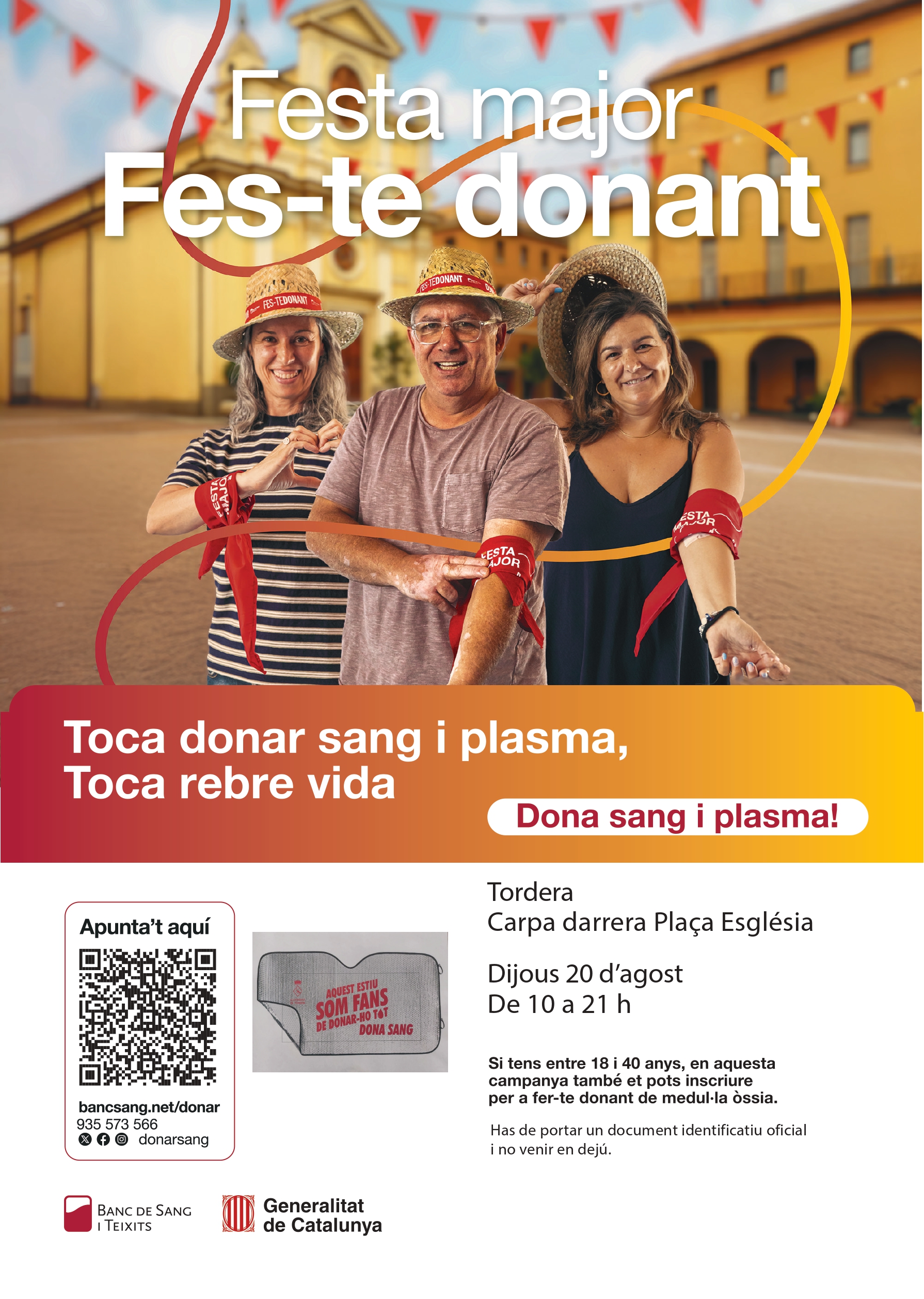 DONACI&Oacute; SANG festa major 2026