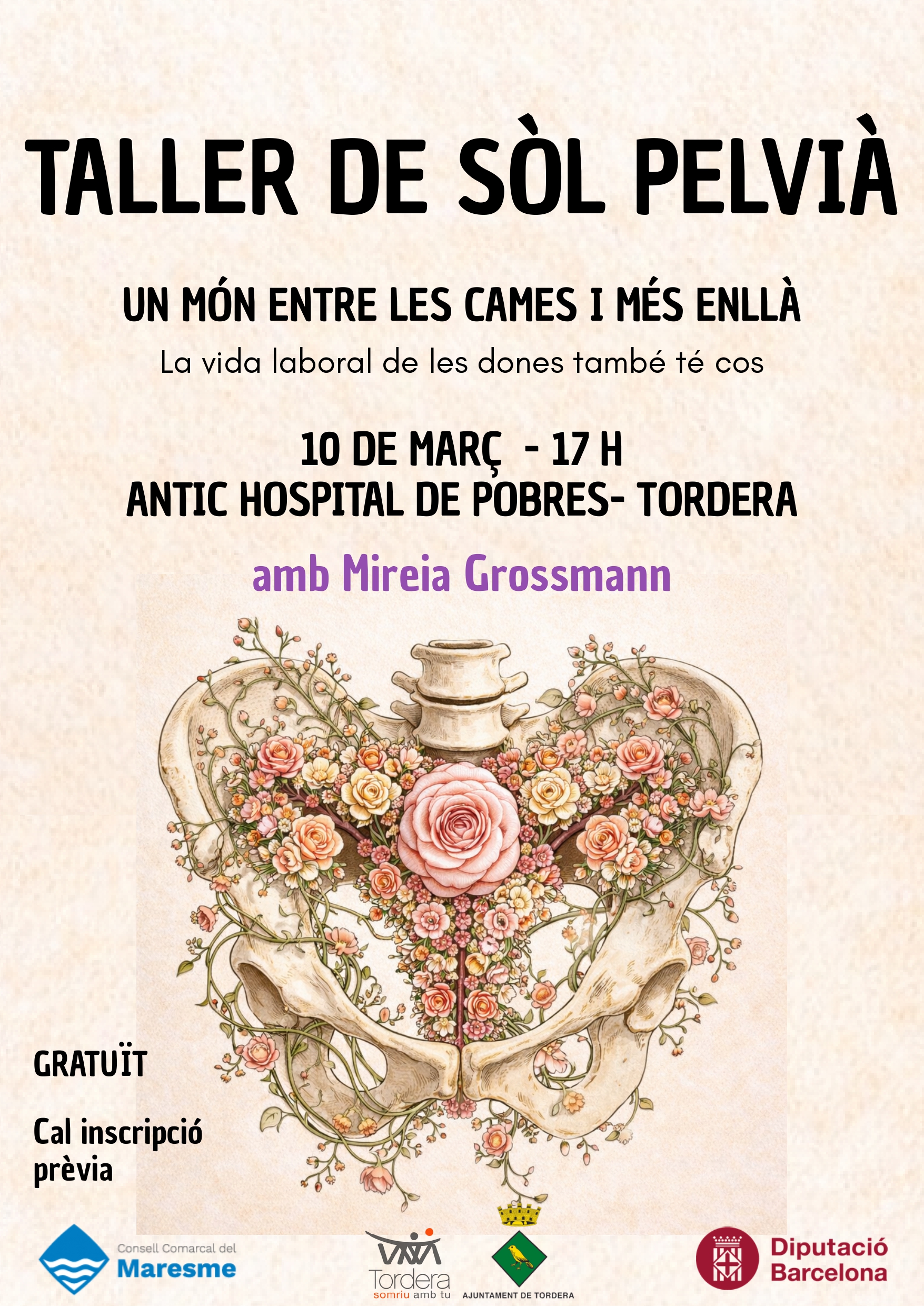 TALLER: El s&ograve;l pelvi&agrave;, un m&oacute;n entre les cames i m&eacute;s enll&agrave;