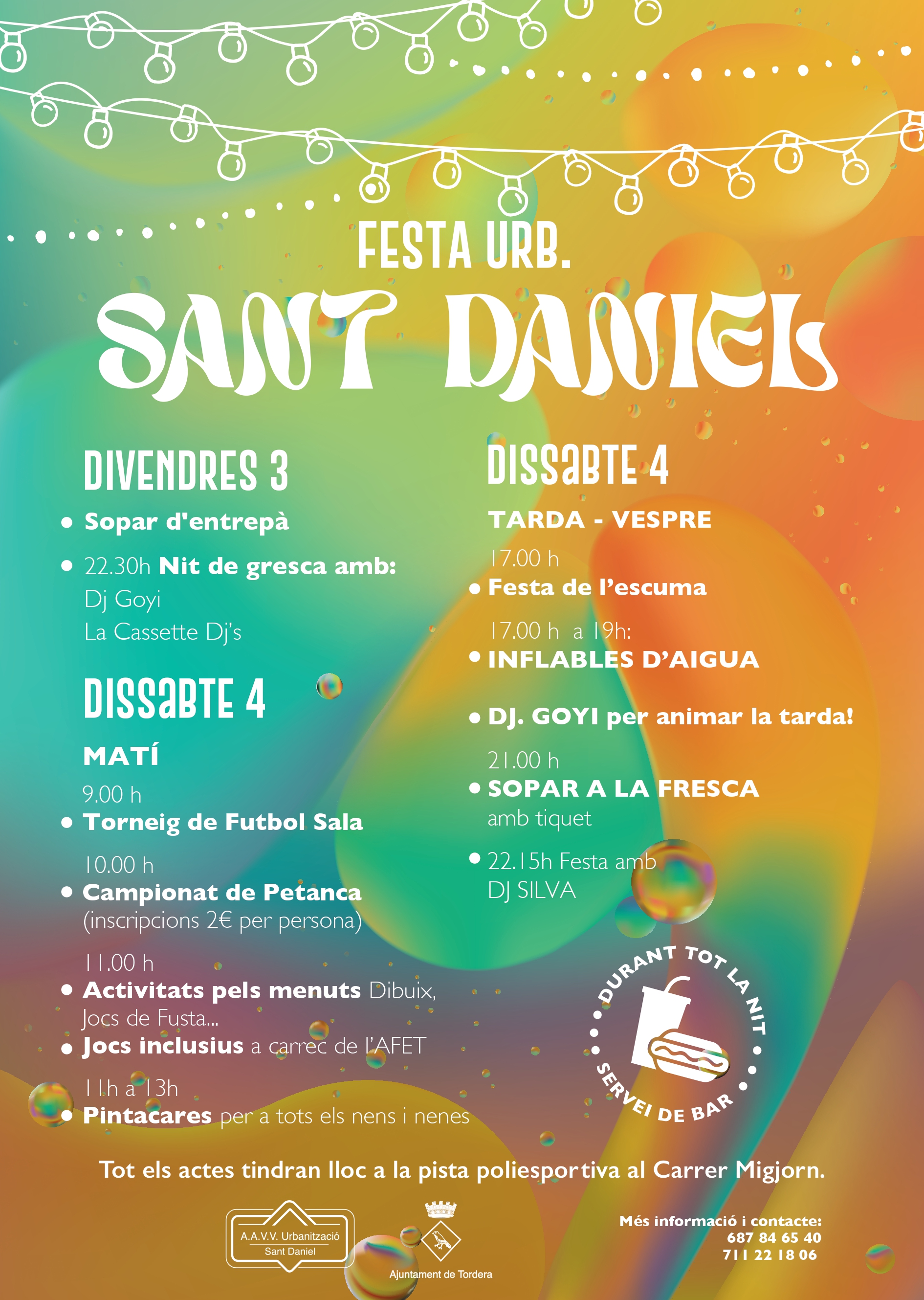 FESTES de la urbanitzaci&oacute; de Sant Daniel