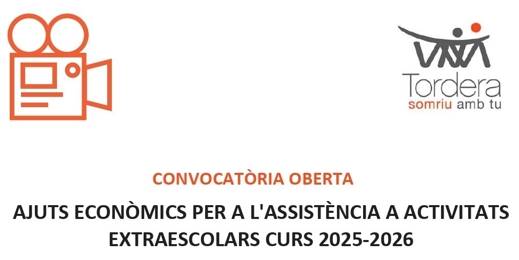 Oberta la convocatòria per a la concessió d'ajuts econòmics per a l'assistència a activitats extraescolars, adreçada a alumnes empadronats a Tordera per al curs 2025-26