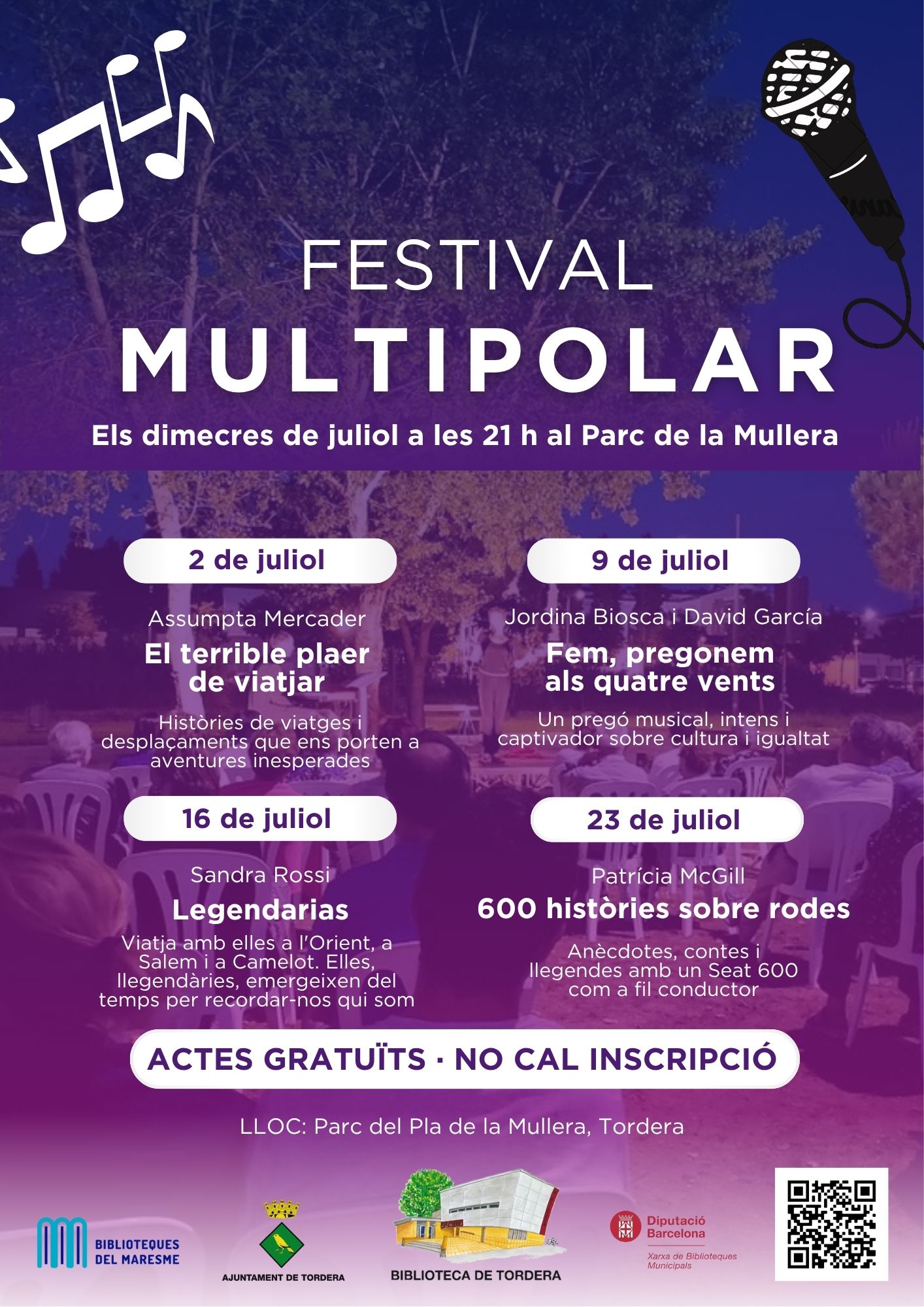 La Biblioteca de Tordera ja té a punt una nova edició del Festival Multipolar