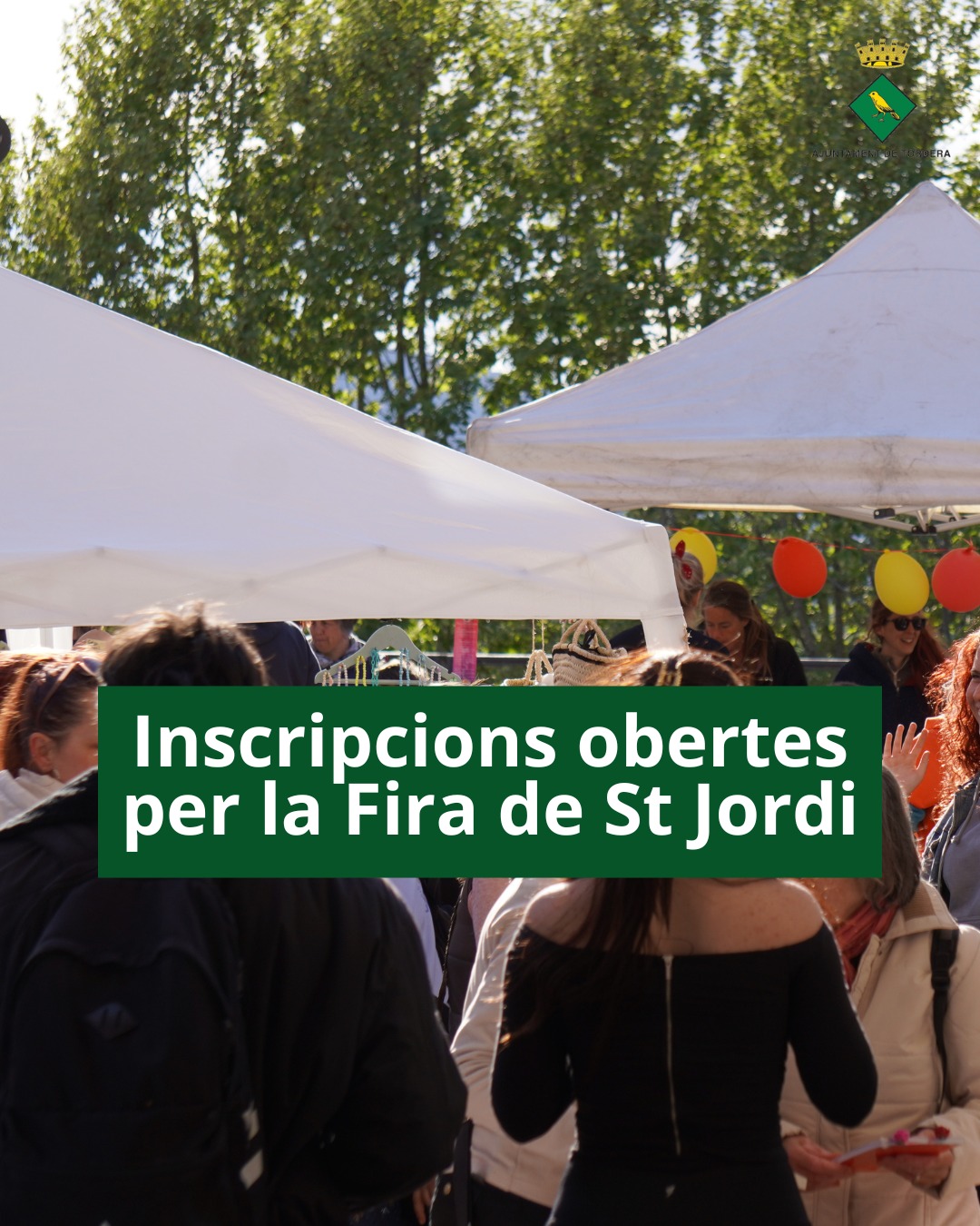 Obert el període per presentar sol·licituds per participar a la Fira de Sant Jordi 2025