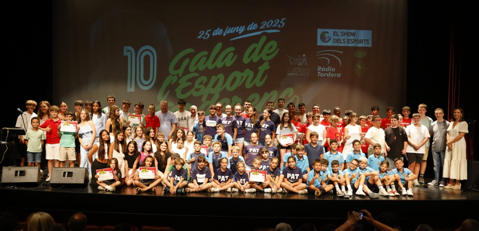 Més de 300 persones assisteixen a la X Gala de l'Esport torderenc 