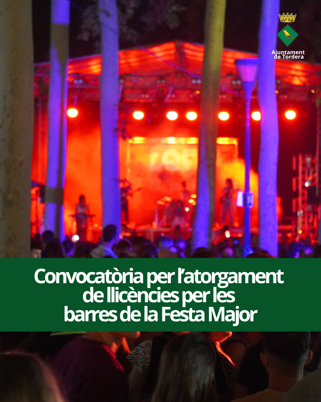 El proper dilluns 16 de juny s'obrirà la convocatòria de sol·licitud per muntar les barraques de la Festa Major 2025