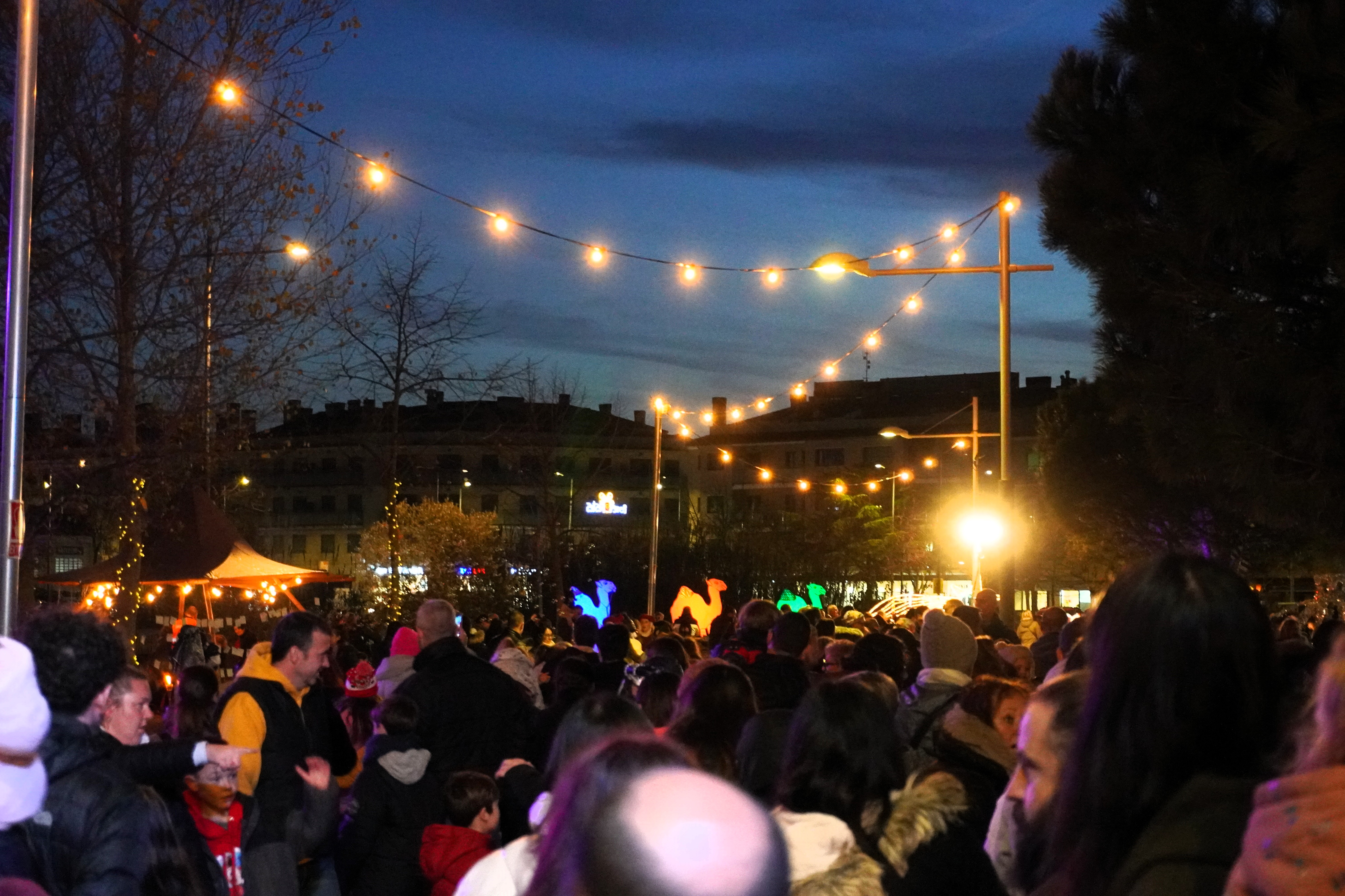 Els Reis d'Orient tornen a escollir el Parc de la Mullera per instal·lar-hi el seu campament reial