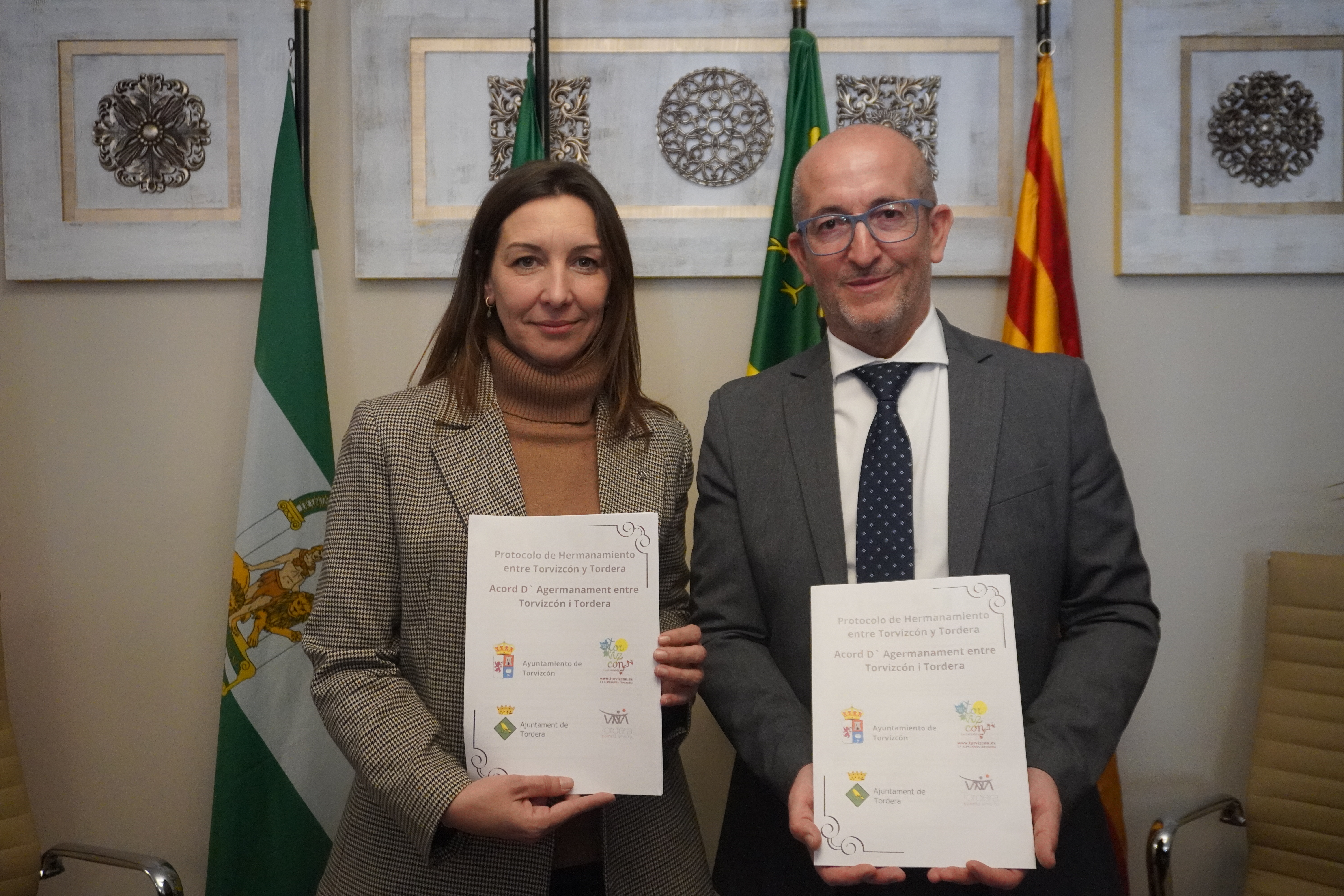 Tordera signa el protocol d'agermanament amb Torvizcón 