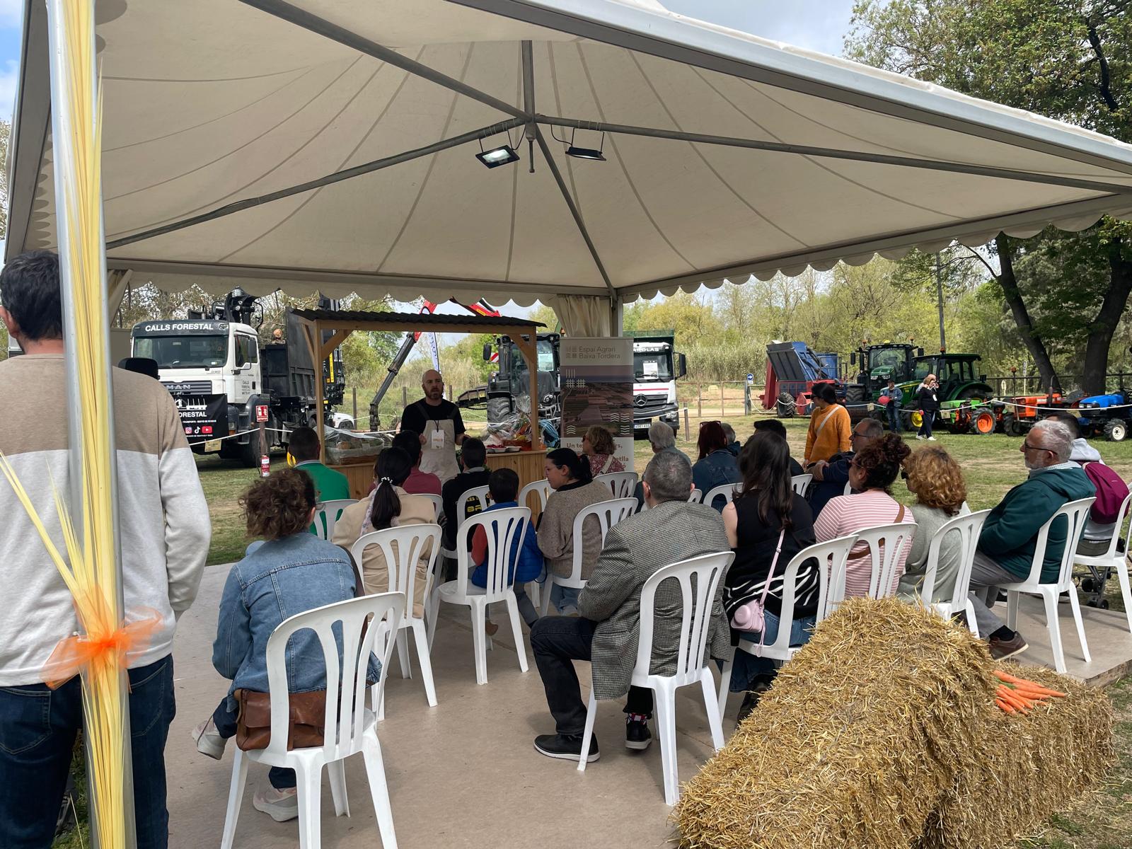 L'Espai Agrari la Baixa Tordera ha participat a la Fira Mercat del Ram amb diferents activitats
