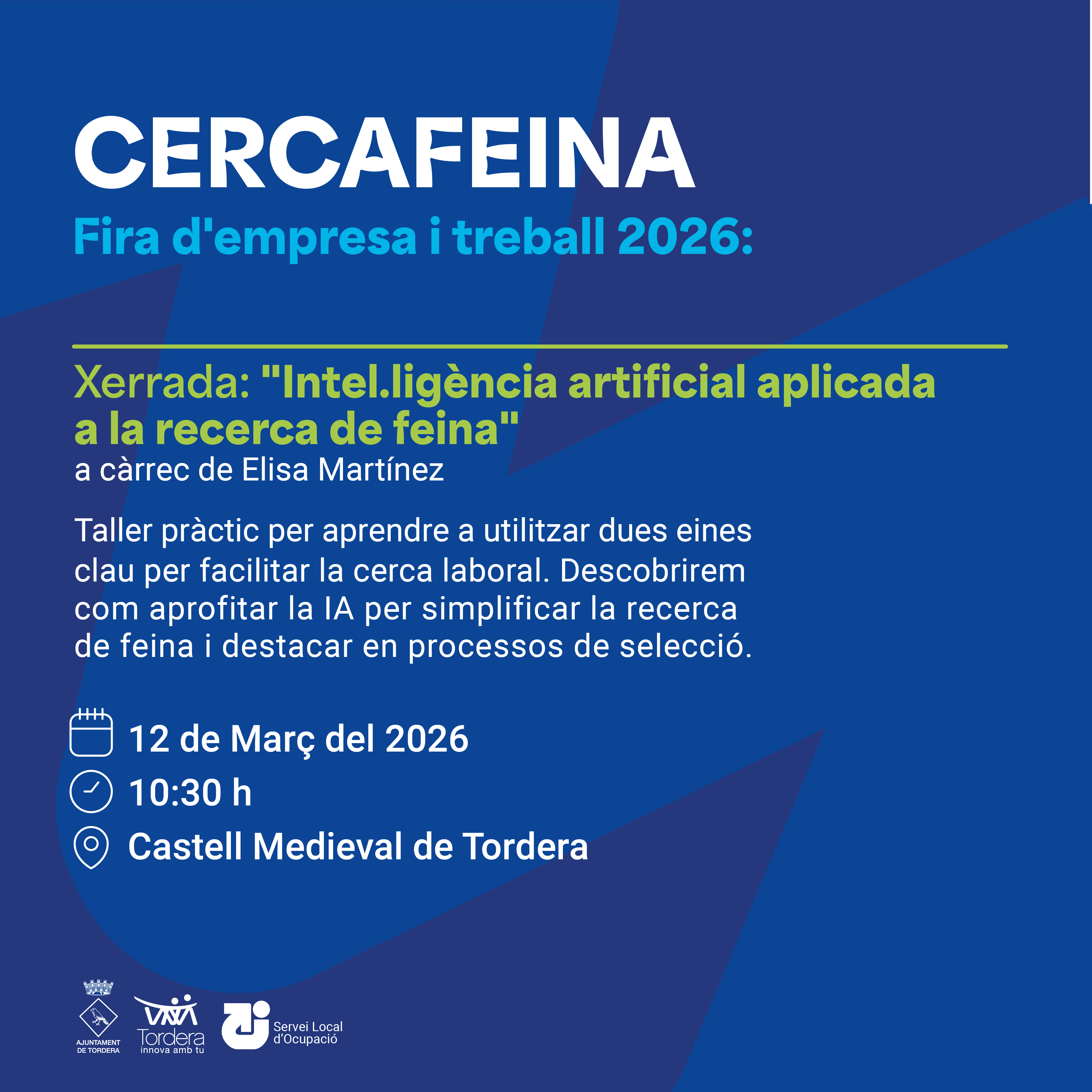Xerrada: Intel&middot;lig&egrave;ncia artifical aplicada a la recerca de feina