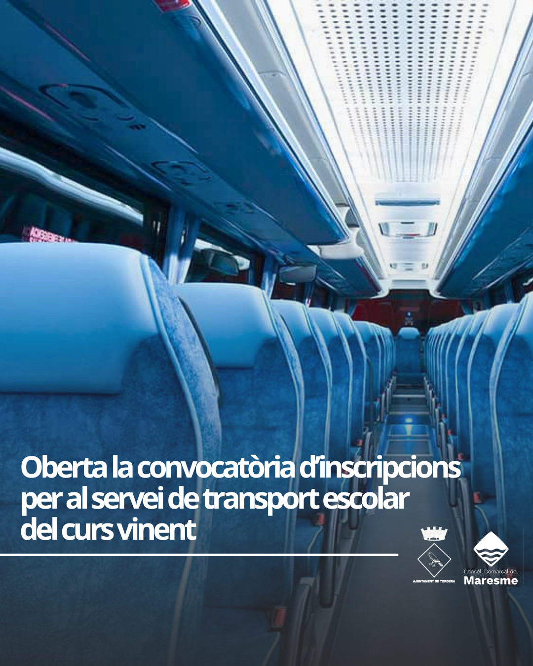 El Consell Comarcal del Maresme assumirà la gestió del transport escolar no obligatori (TENO) de Tordera