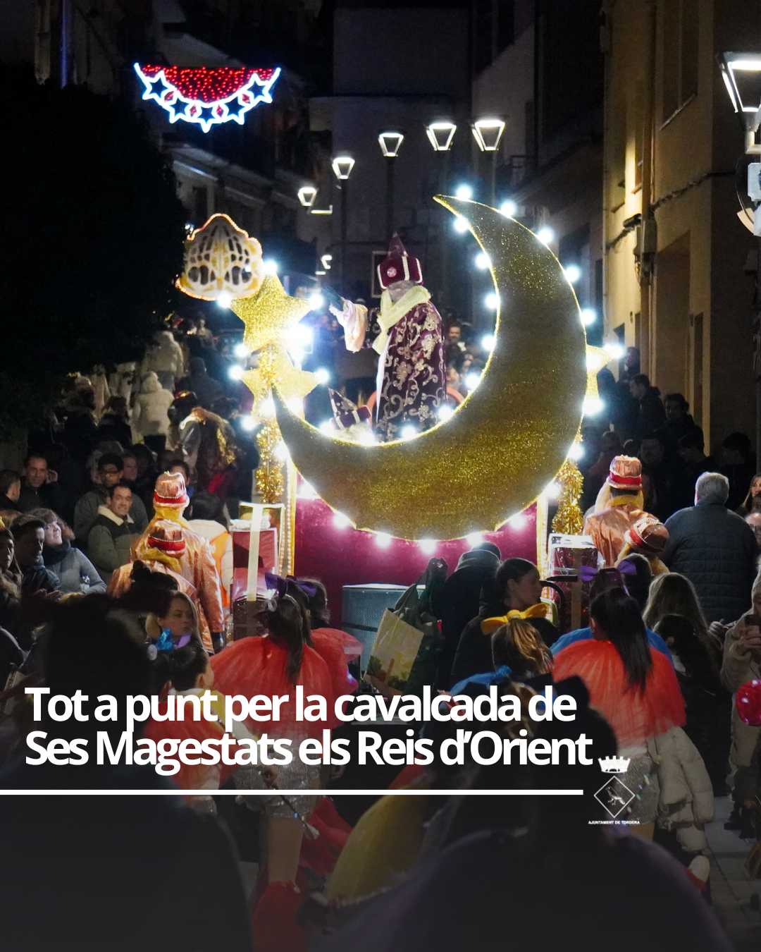 El dilluns 5 de gener arriben els Reis d'Orient a Tordera