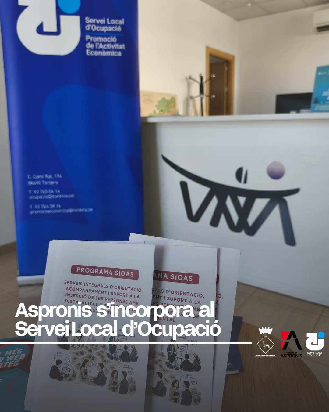 Aspronis s'incorpora al Servei Local d'Ocupaci&oacute;