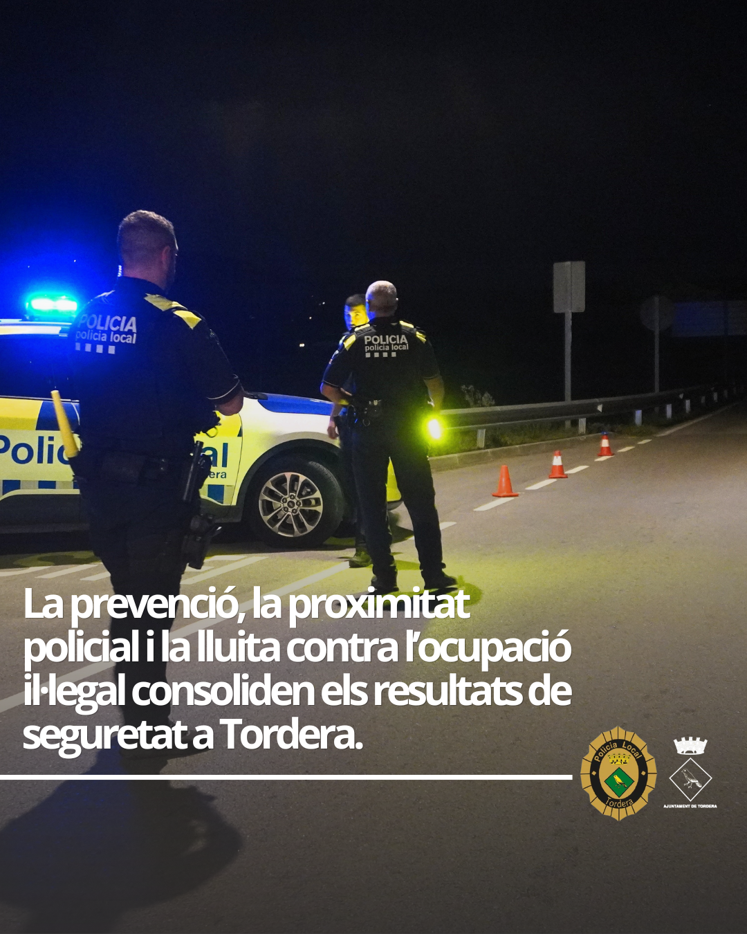 La prevenci&oacute;, la proximitat policial i la lluita contra l'ocupaci&oacute; il&middot;legal consoliden els resultats de la seguretat a Tordera