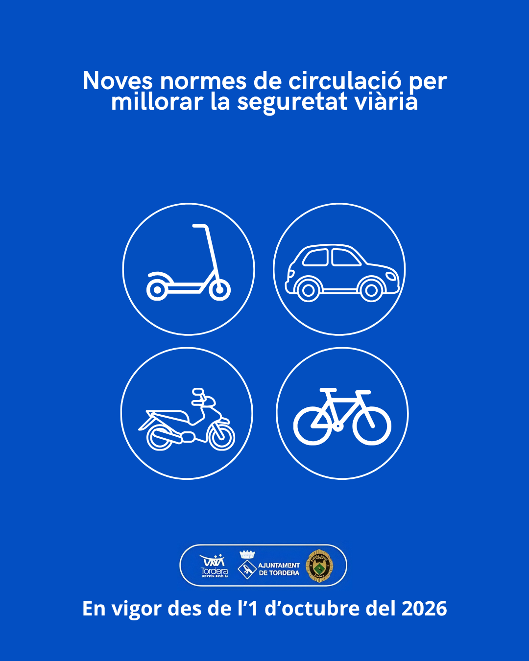 Des de l'1 d'octubre han entrat en vigor noves normes de circulaci&oacute; per millorar la seguretat vi&agrave;ria