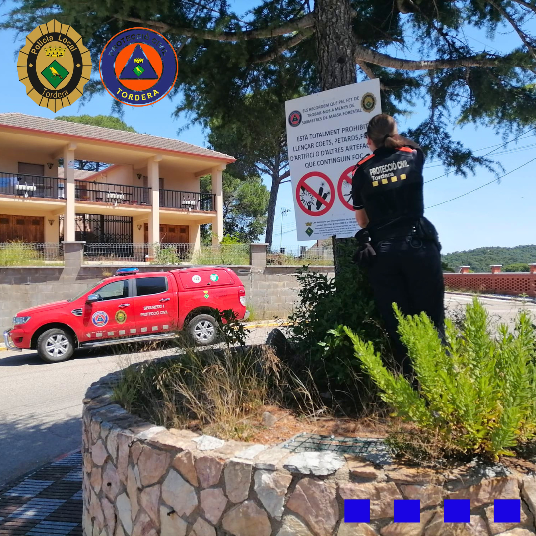 La Policia Local de Tordera i Protecci&oacute; Civil preparen la revetlla de Sant Joan demanant extremar la precauci&oacute; davant les altes temperatures
