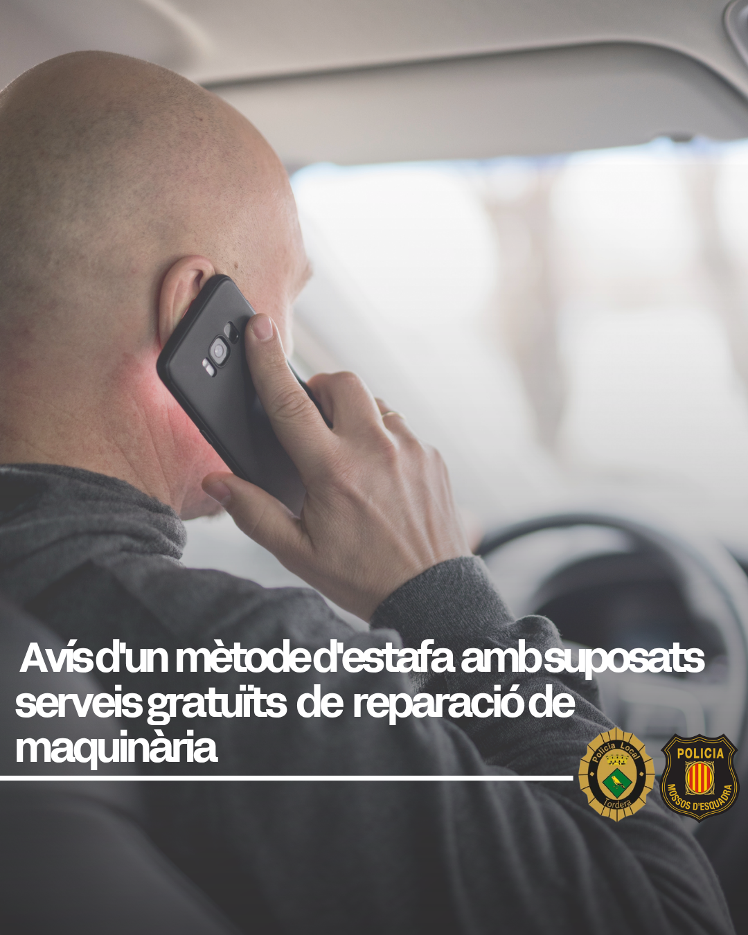 Els Mossos d'Esquadra avisen d'un nou m&egrave;tode d'estafa a empreses amb suposats serveis gratu&iuml;ts de reparaci&oacute; de maquin&agrave;ria