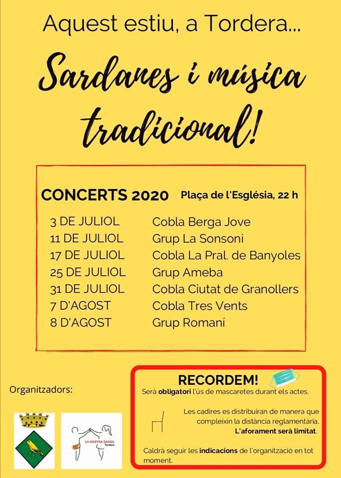 La Nostra Dansa recupera la programació cultural de divendres a la nit a la plaça amb concerts de sardanes i balls tradicionals