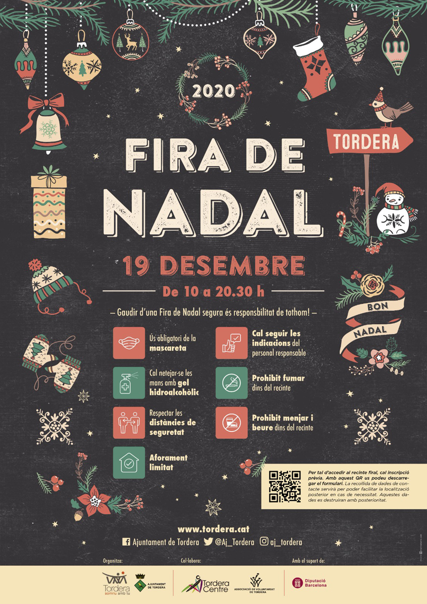 Tordera acull aquest dissabte la Fira de Nadal a la plaça de l'Església